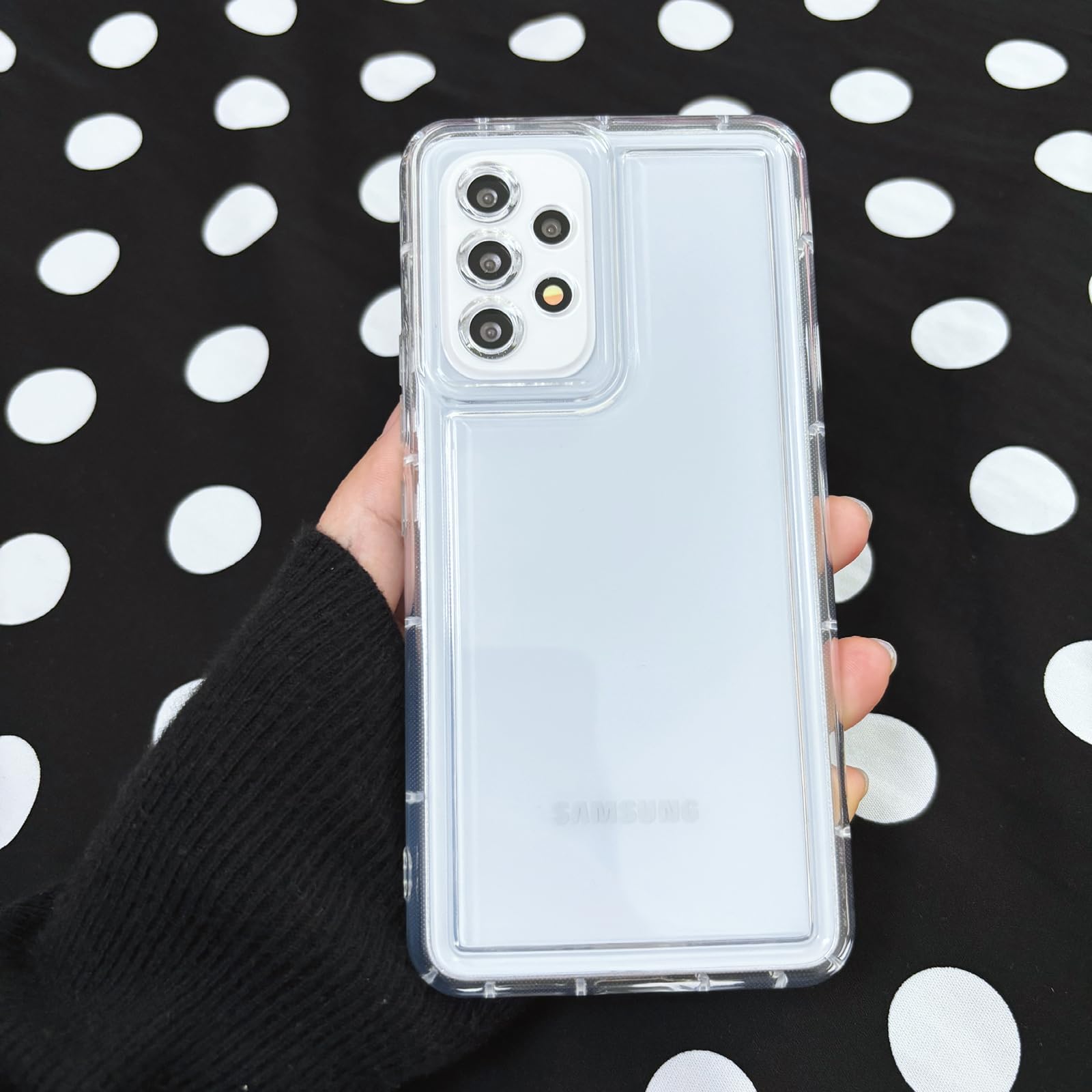 Amazon.co.jp: Sakanana Galaxy S24 ケース 韓国 クリア おしゃれ